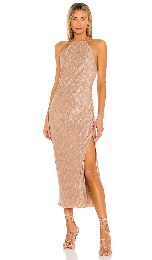 house of harlow 1960 x revolve frederick dress in neutral. - size m (also in s, l, xl)