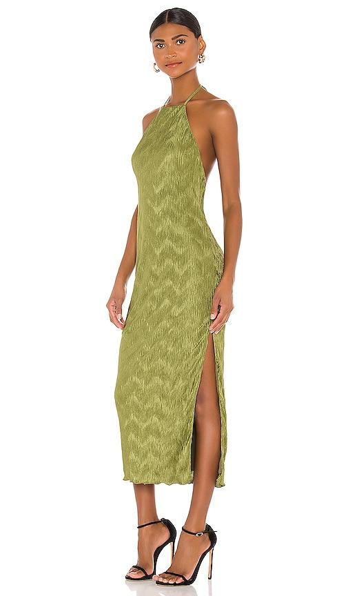 house of harlow 1960 x revolve frederick dress in olive. - size m (also in xs, l)