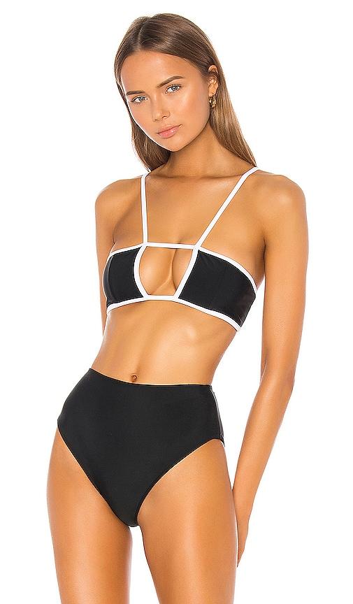 house of harlow 1960 x revolve jill top in black. - size l (also in m, xl)