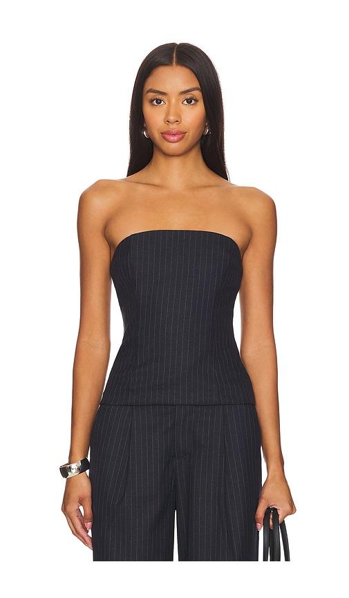 house of harlow 1960 x revolve katya top in navy. - size l (also in xxs)