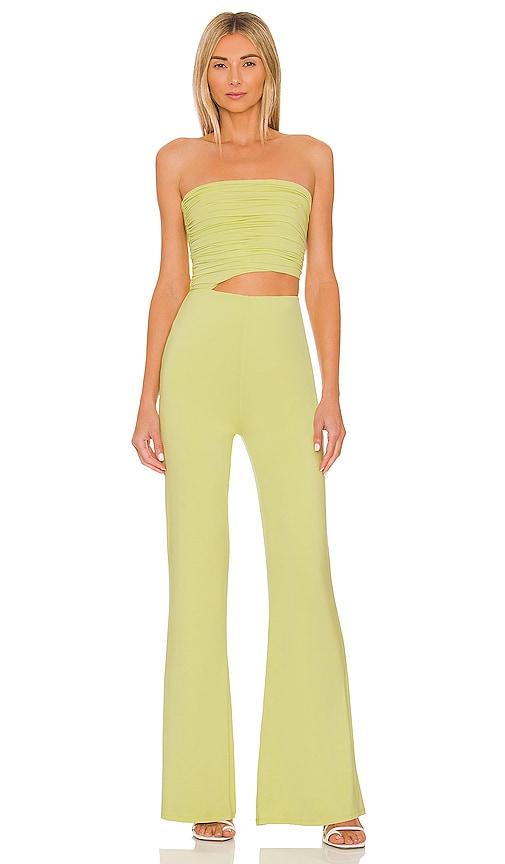 house of harlow 1960 x revolve sosa jumpsuit in green. - size s (also in xl)