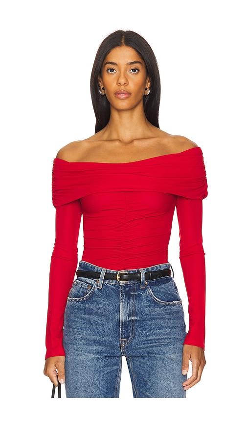 house of harlow 1960 x revolve suki top in red. - size xl (also in xxs)