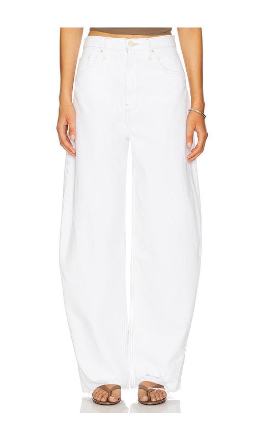 hudson jeans bailey relaxed barrel in white. - size 25 (also in 26, 28, 29, 30, 32)