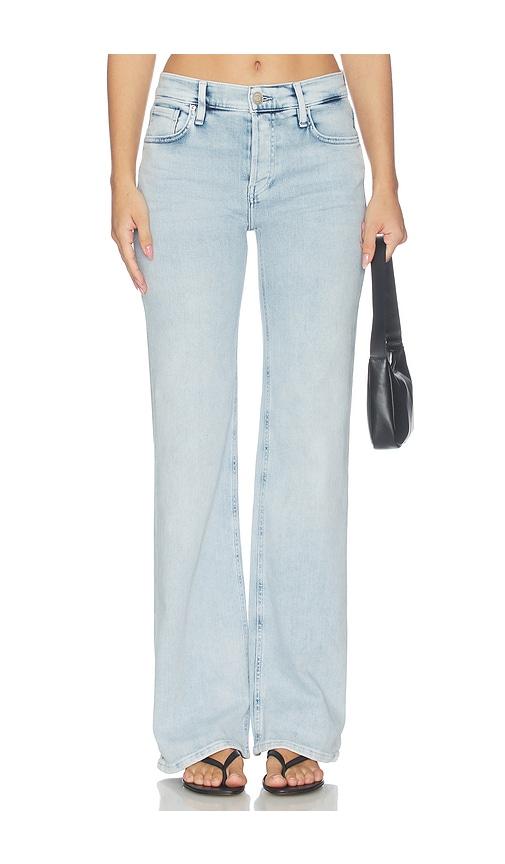 hudson jeans rosie high rise wide leg jeans in blue. - size 23 (also in 24, 25, 26, 27, 28, 29, 30, 31, 32, 33, 34)