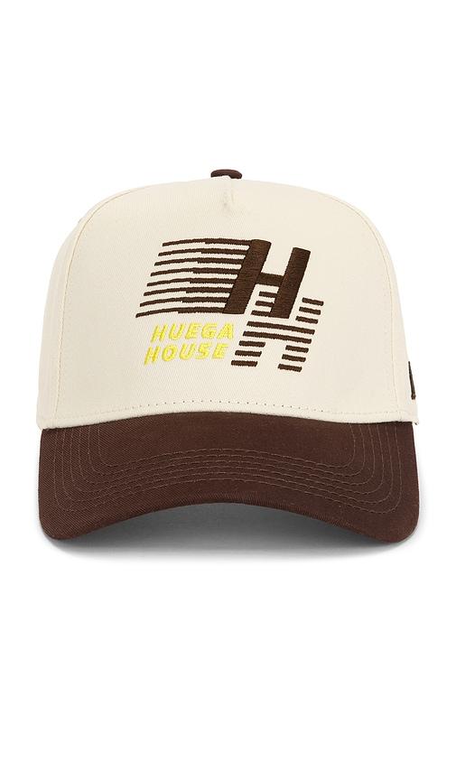 huega house legacy hat in brown.