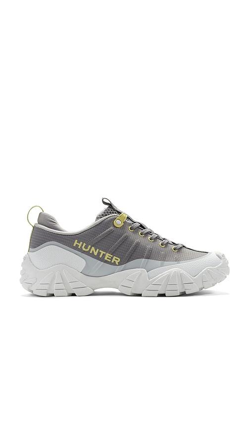 hunter sara sneaker in grey. - size 10 (also in 7, 8, 9)