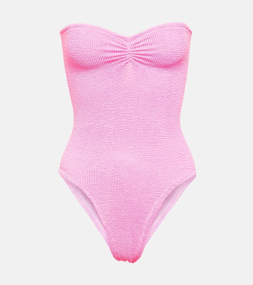 hunza g brooke bandeau swimsuit