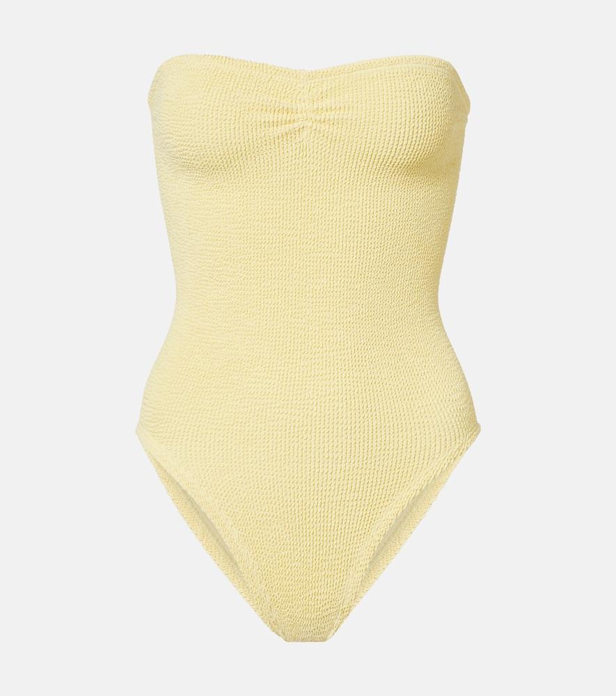 hunza g brooke bandeau swimsuit