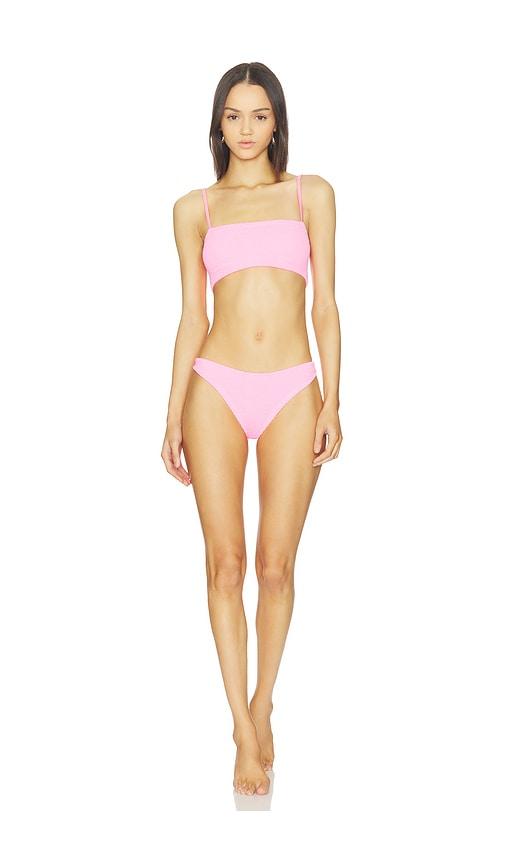 hunza g gigi bikini set in pink.