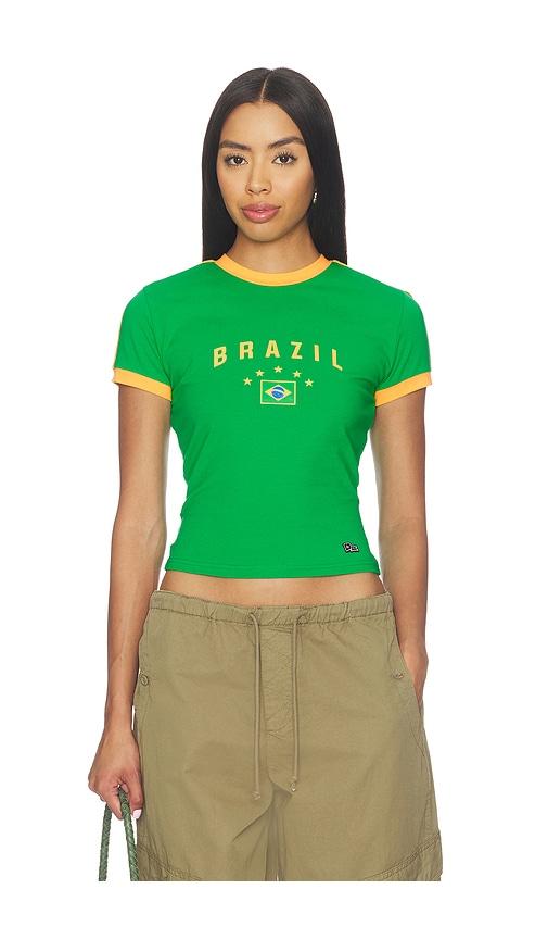 hype and vice brazil goalie tee in green. - size s (also in xs)