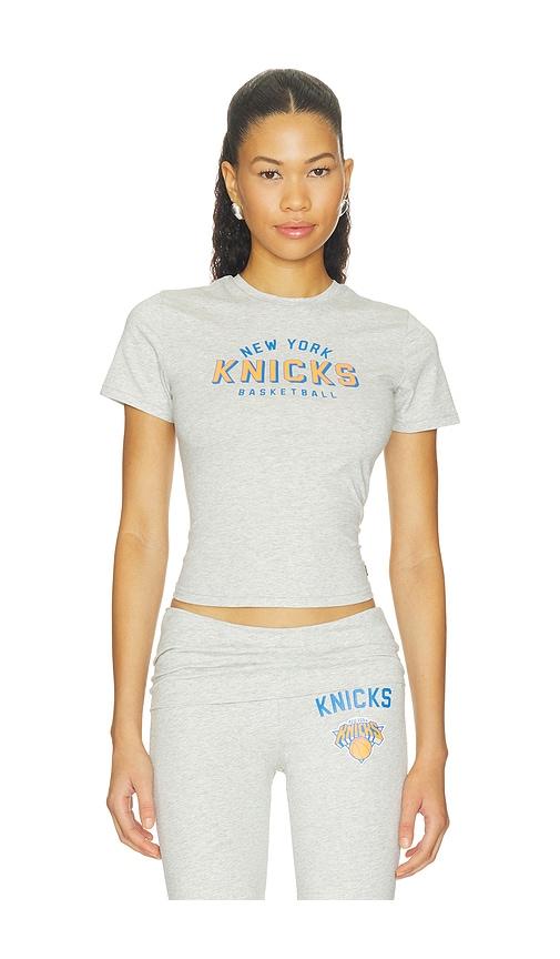 hype and vice knicks cotton jersey t-shirt in grey. - size s (also in xs)
