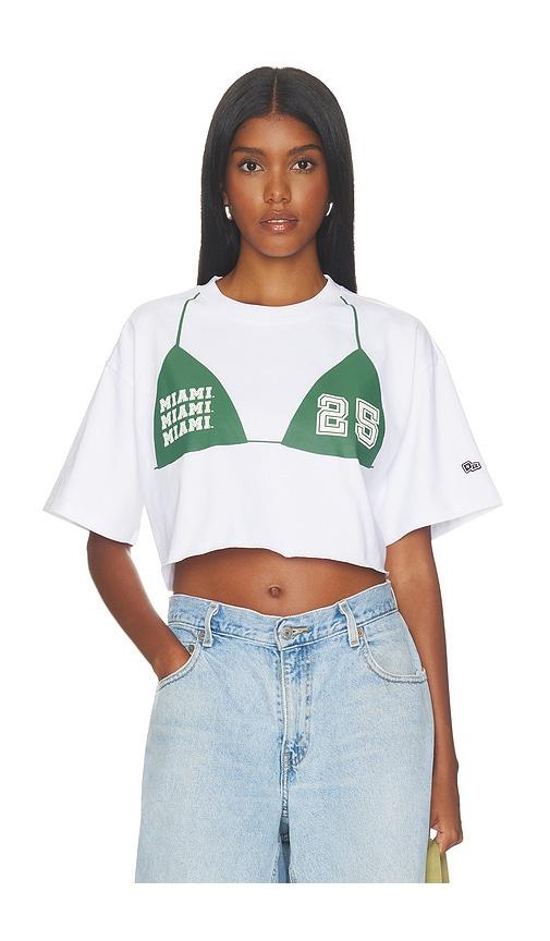hype and vice university of miami track top in white. - size l (also in xs, s, m, xl/1x)