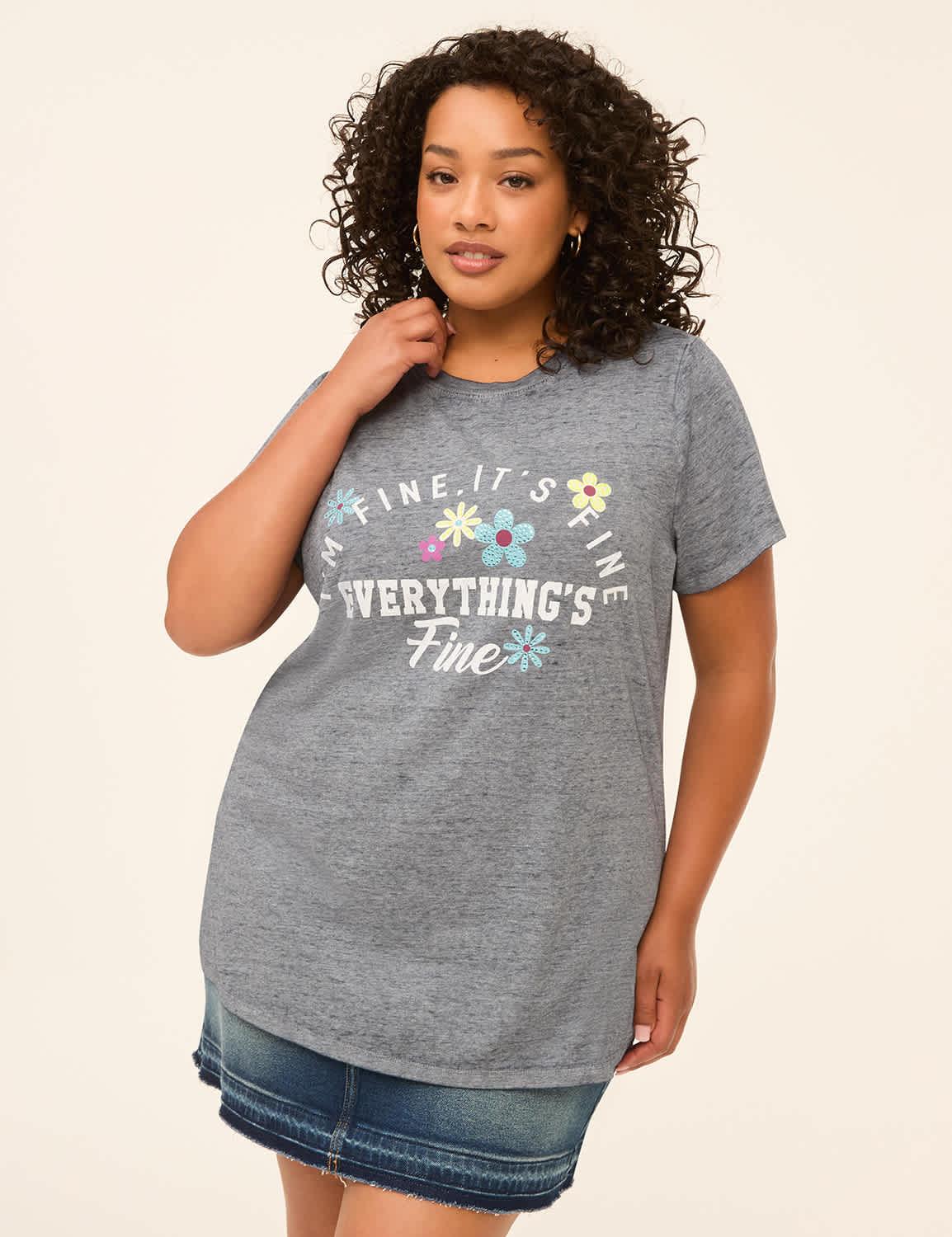i'm fine, it's fine, everything's fine graphic tee