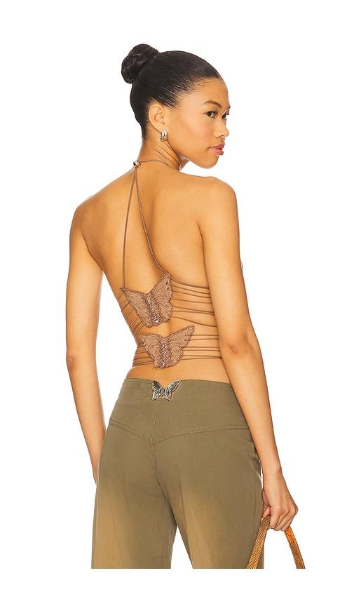 i.am.gia ellery top in brown. - size l (also in xxs, xl)