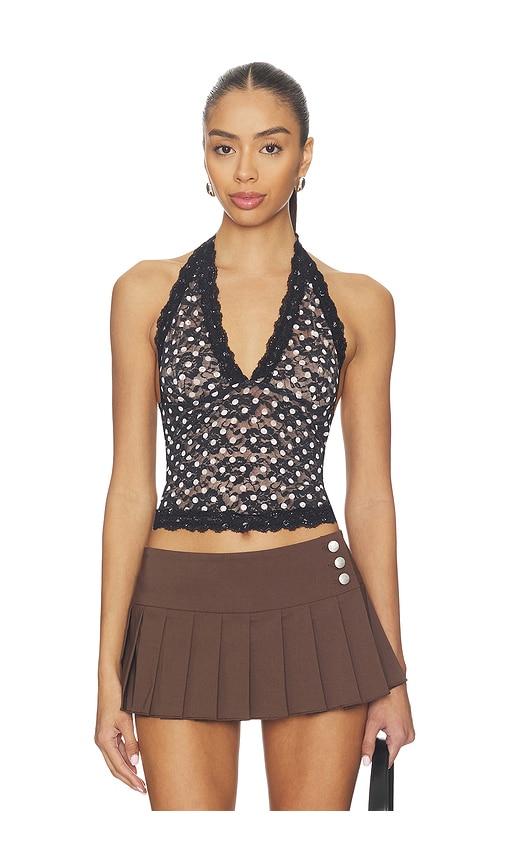 i.am.gia gem halter top in black. - size m (also in s)