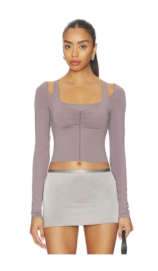 i.am.gia nerina top in grey. - size m (also in s, xs)