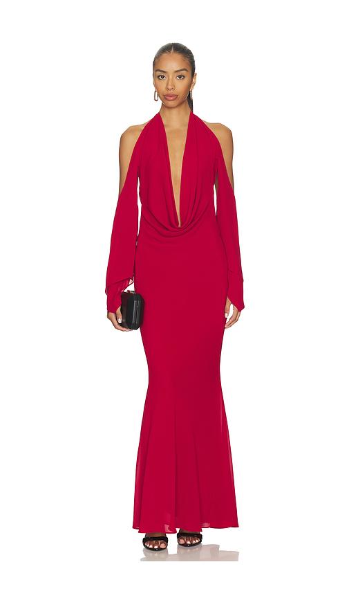 i.am.gia rosanna maxi dress in red. - size xs (also in xxs)