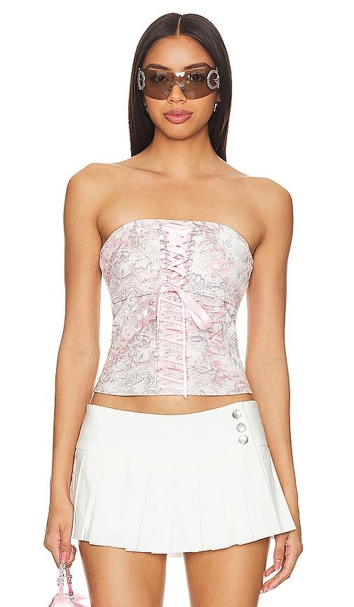 i.am.gia santi top in white,rose. - size l (also in m)