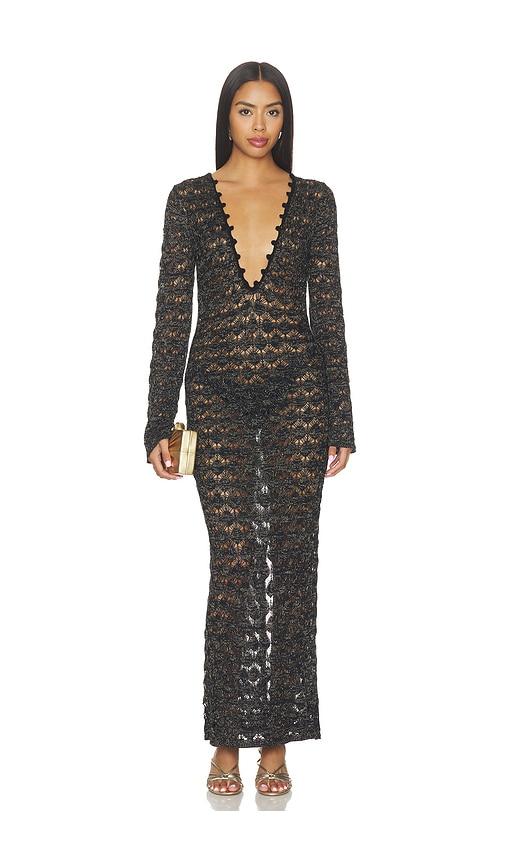 i.am.gia sienna maxi dress in black. - size l (also in m, s, xs)