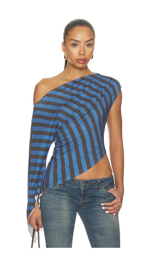 i.am.gia violette top in blue. - size l (also in m, s, xs)