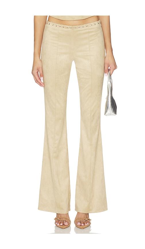 i.am.gia zephyr pant in tan. - size l (also in xxs, xs, s, m, xl)