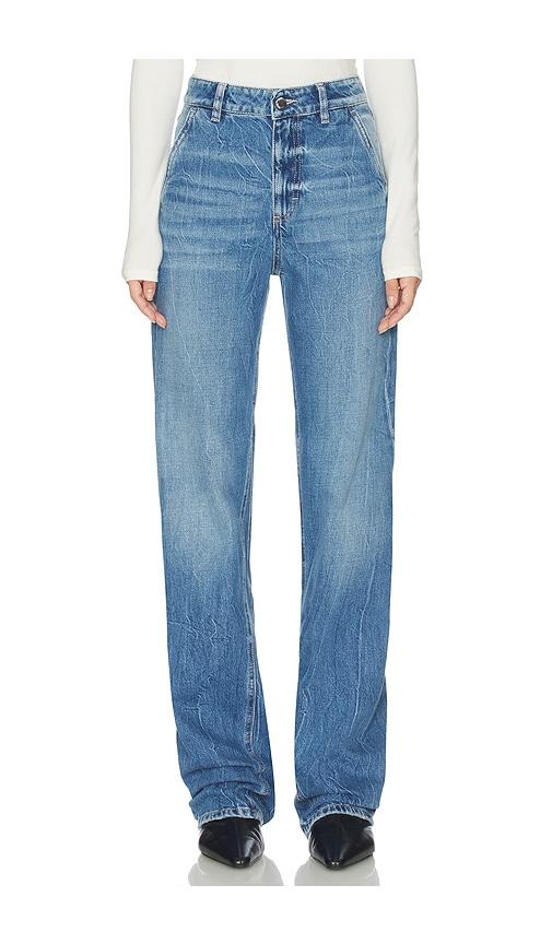 icon denim annie straight jeans in denim-dark. - size 24 (also in 26, 27, 28, 29, 30, 32)