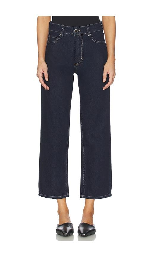 icon denim jill straight jeans in denim-dark. - size 26 (also in 29, 31)
