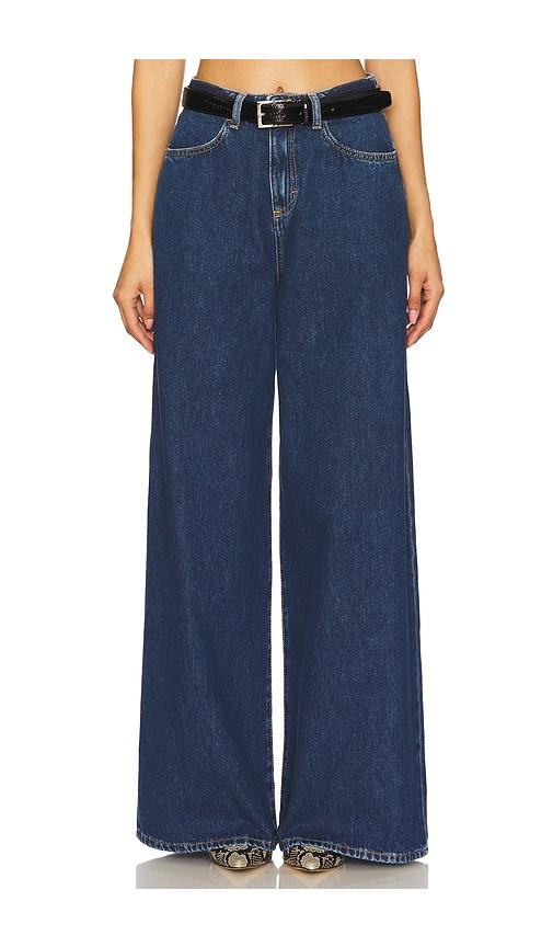 icon denim kendall wide leg jeans in blue. - size 26 (also in 31, 32)