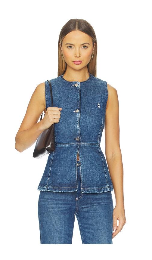 icon denim lola denim vest. - size m (also in xs, s)