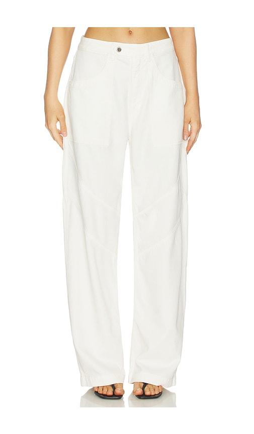 icon denim lysa wide leg jeans in white. - size 23 (also in 24, 25, 26, 27, 28, 29, 30)