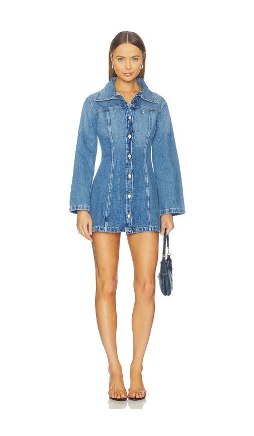 icon denim mya dress. - size l (also in s)