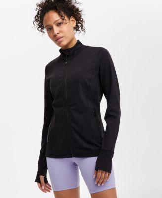 id ideology womens soft full zip jacket xs 4x exclusively at macys