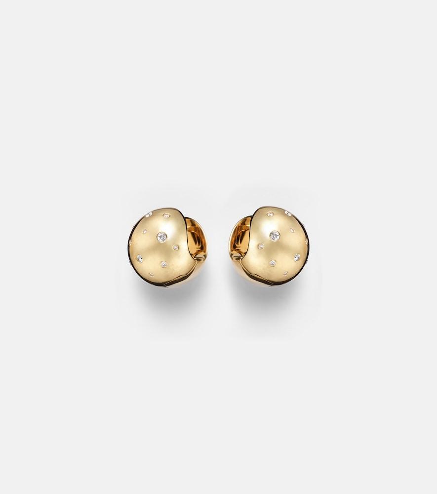 ileana makri glow galaxy 18kt gold earrings with diamonds
