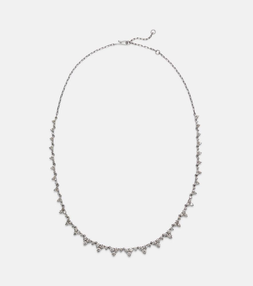 ileana makri rivulet tears 18kt white gold necklace with diamonds
