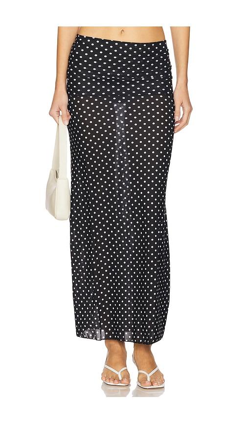 indah mickey maxi skirt in black. - size m (also in xs, s)