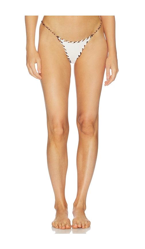 indah trish bikini bottom in white. - size m (also in s)