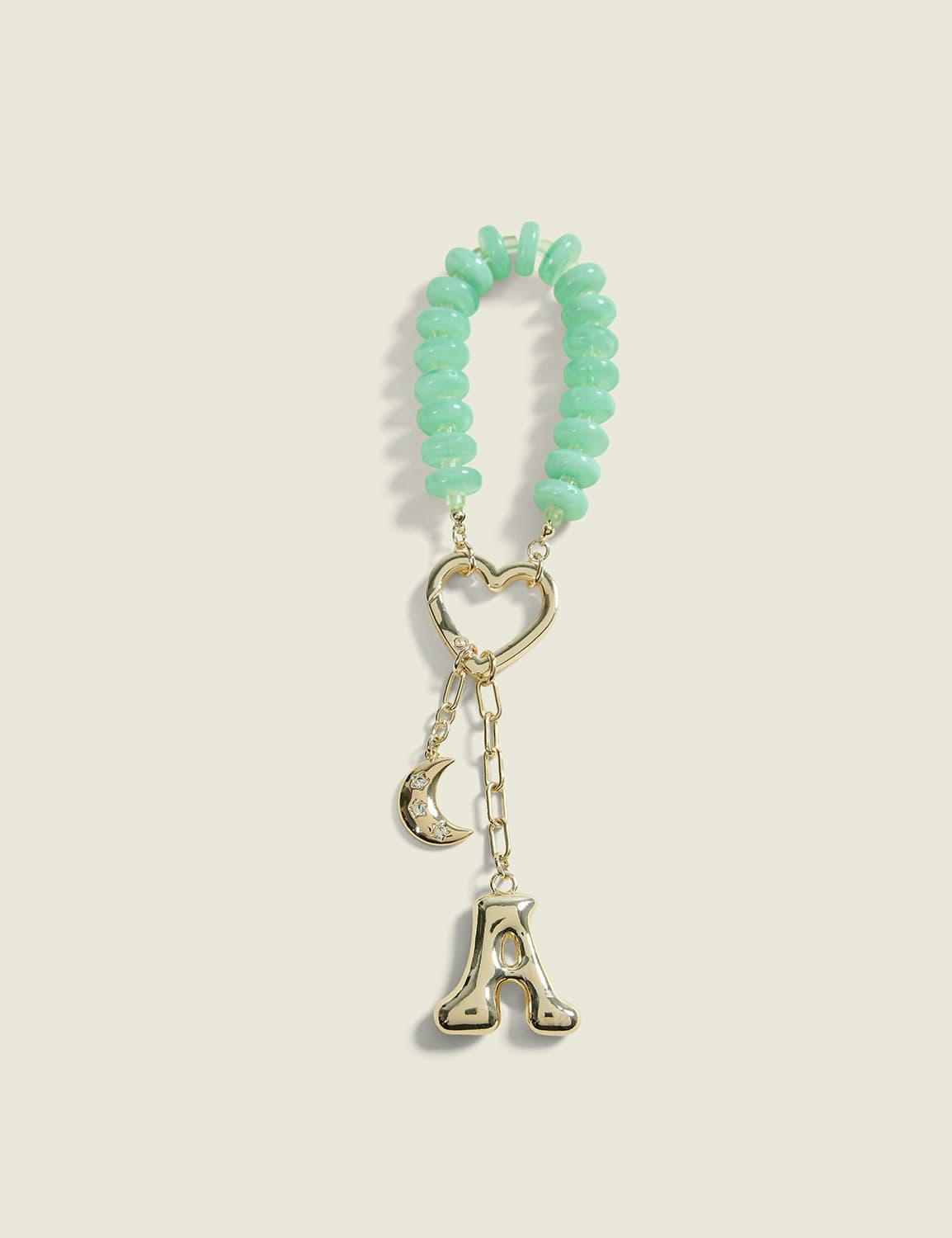 initial bag charm