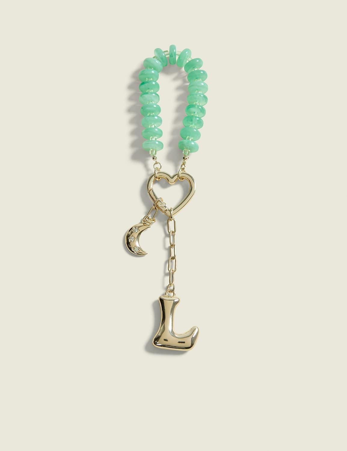 initial bag charm