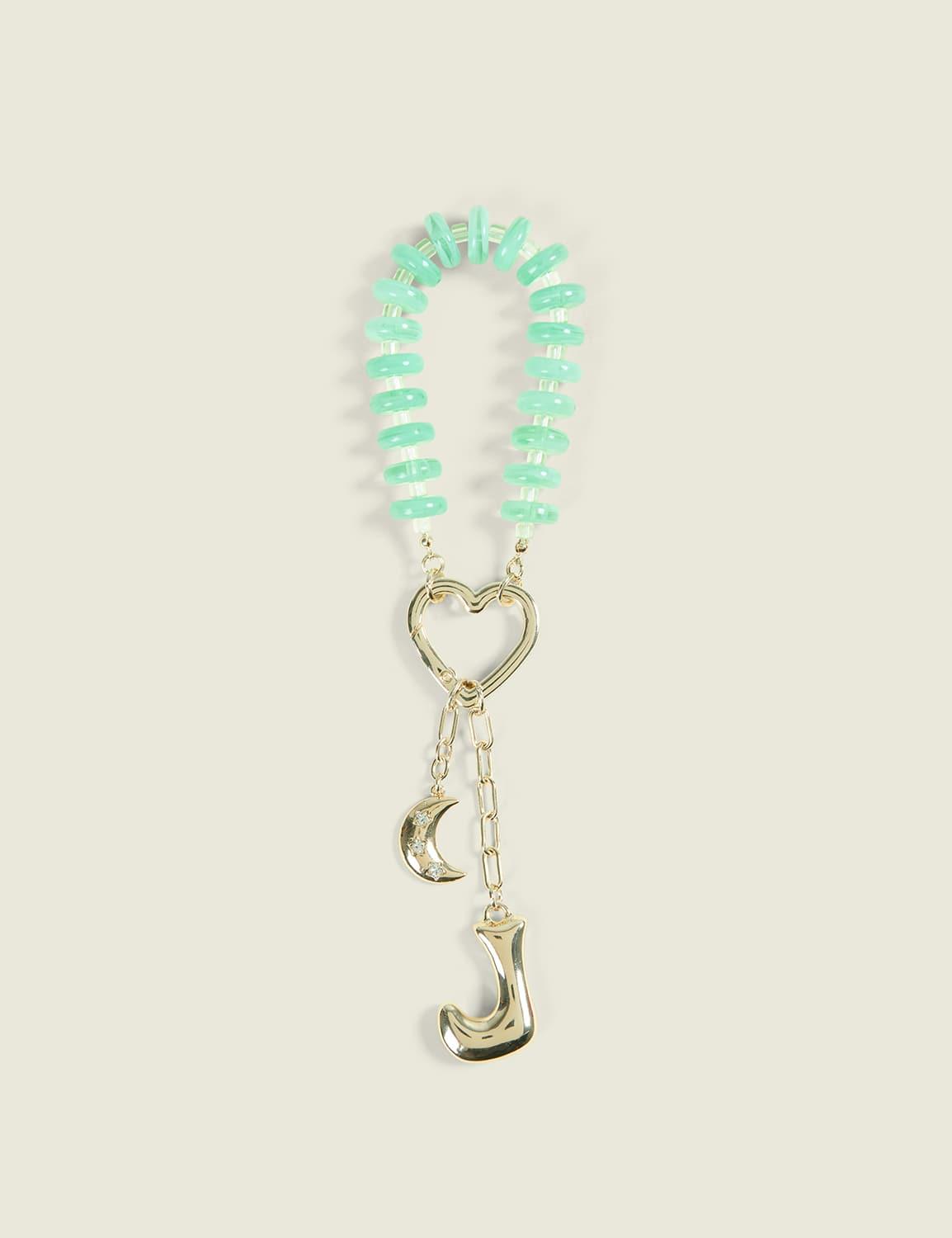 initial bag charm