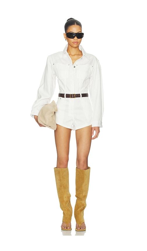 iro anneso romper in white. - size 38 (also in 40, 42)