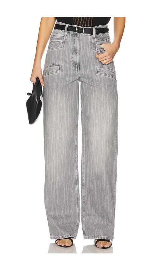 iro chrys jeans in charcoal. - size 38/6 (also in 40/8)