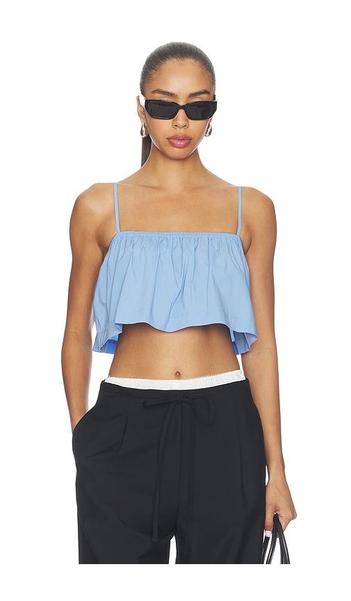 iro naomy top in blue. - size 32 (also in 40, 42, 34)