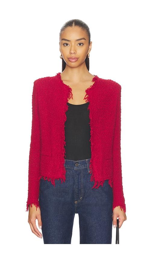 iro shavani jacket in red. - size 34 (also in 36, 42)
