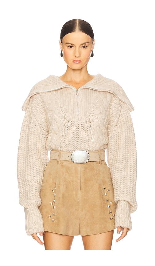 iro swana sweater in beige. - size m (also in s)