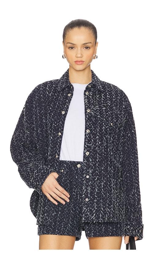 iro velini cardigan in blue. - size 34 (also in 36, 38, 40, 42)