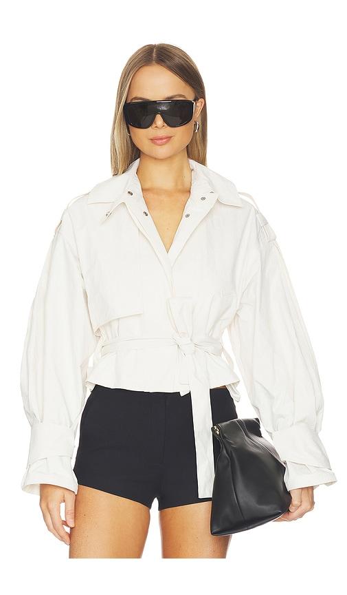 iro zynia jacket in white. - size 32 (also in 34, 38, 40, 42)