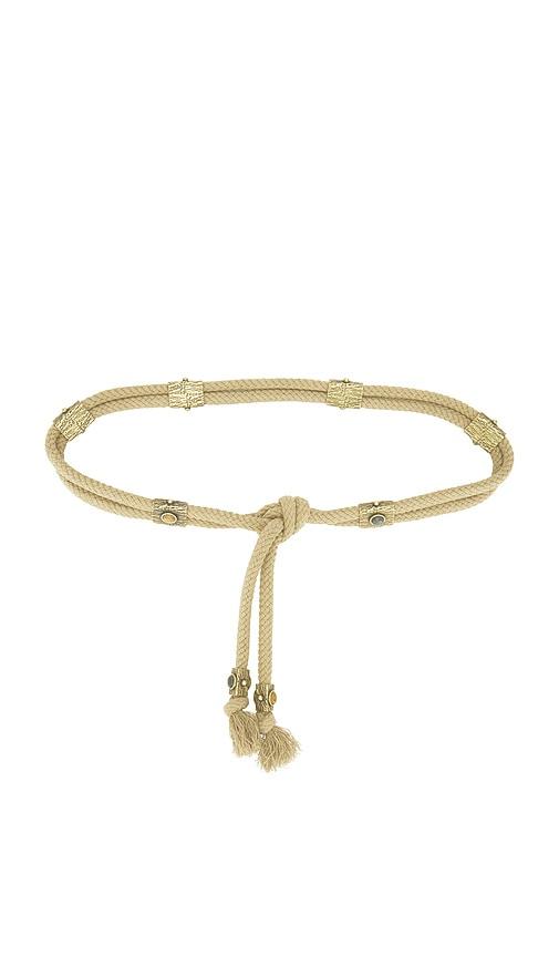 isabel marant aleea belt in taupe.