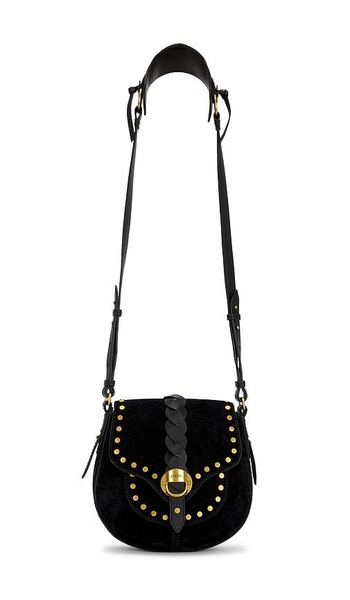 isabel marant altay small crossbody bag in black.
