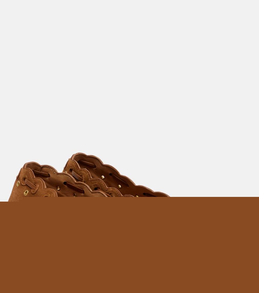 isabel marant balfy bow-detail suede ballet flats