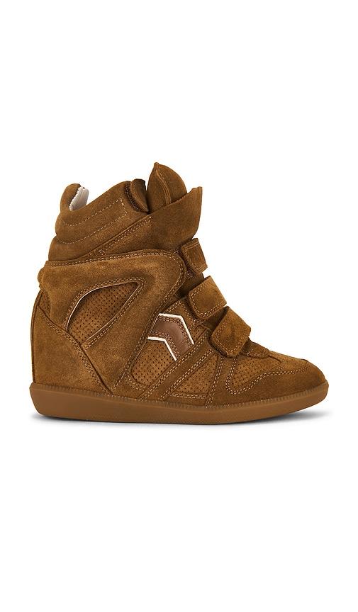 isabel marant bekett sneaker in cognac. - size 39 (also in 40)